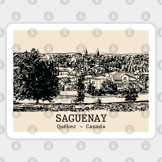 Saguenay - Québec Magnet by Lakeric